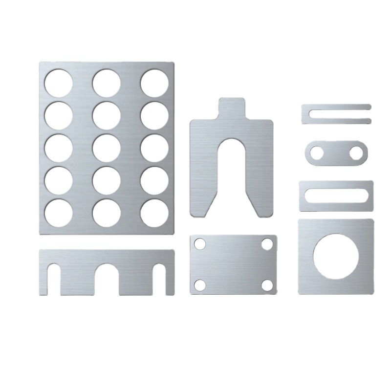 2成交0304不锈钢垫片 定制异形金属紧密垫圈u型e型黄铜垫片激光切割