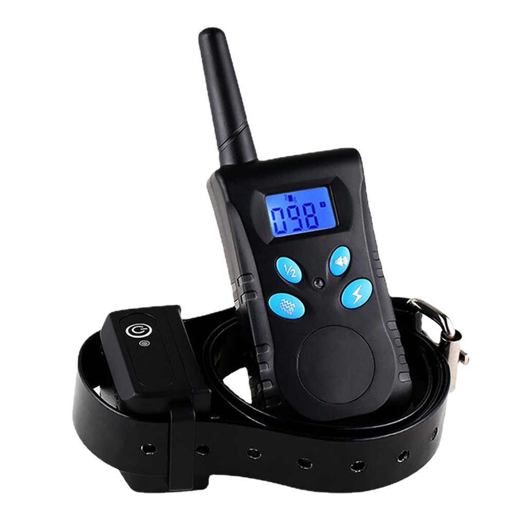 三合一宠物狗训练器振动声音双警告电击项圈拖二训狗器宠物用品