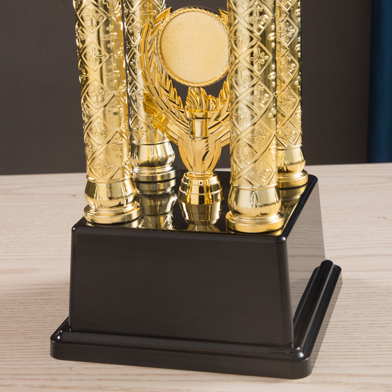 塑胶超大奖杯定制龙舟比赛纪念奖杯订制亚马逊跨境金杯现货批发