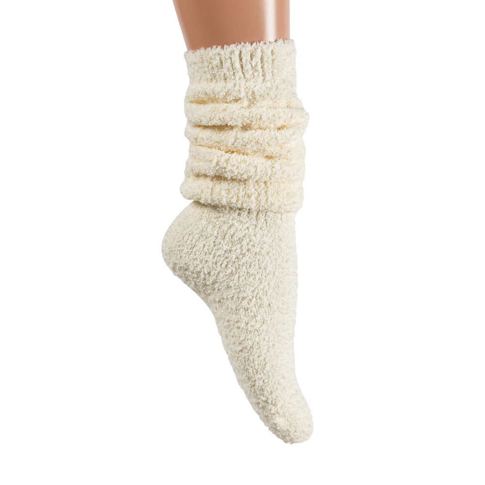 Cross-Border Soft Cozy Socks Calf Bunching Socks Sleep Maternity Socks Amazon Slouch Socks