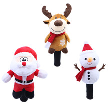 Golf圣诞动物高尔夫杆套一号木杆帽套卡通雪人麋鹿杆头保护球杆套