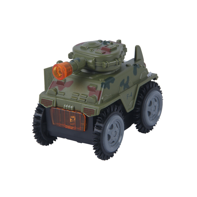 Children's Electric Tank Lighting Sound Effect Toy Car