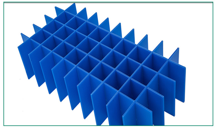 格栅中空板保护隔板 黑色蓝色中空板隔档 中空板刀卡 隔档 垫板