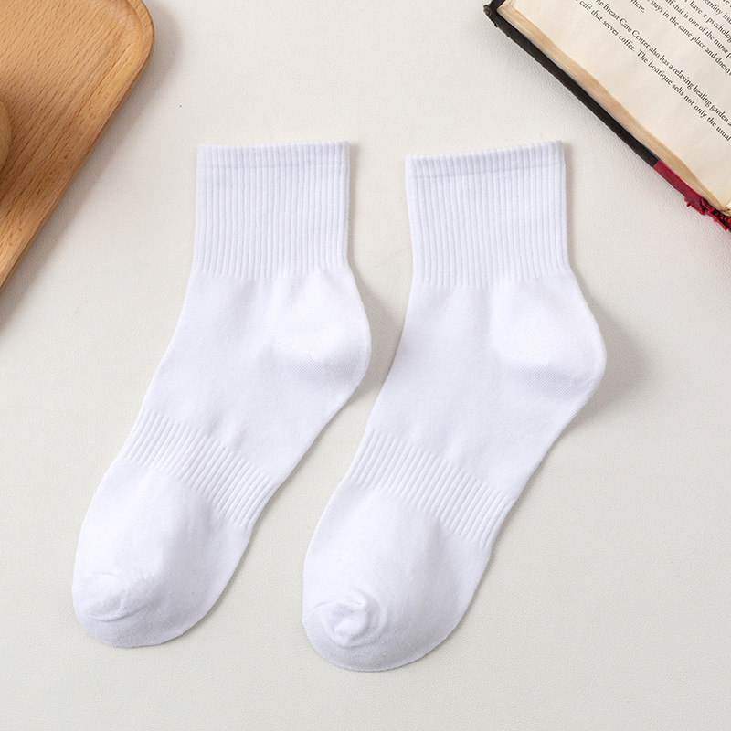 2022 Spring and Summer New Socks Women's Classic Black, White and Gray Ankle Socks Low Cut Socks Tube Socks Stockings Man's Sports Socks