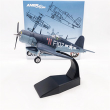 1:72美国F4U-1海盗战斗机菲利普坎利夫德龙王牌战机飞机模型成品