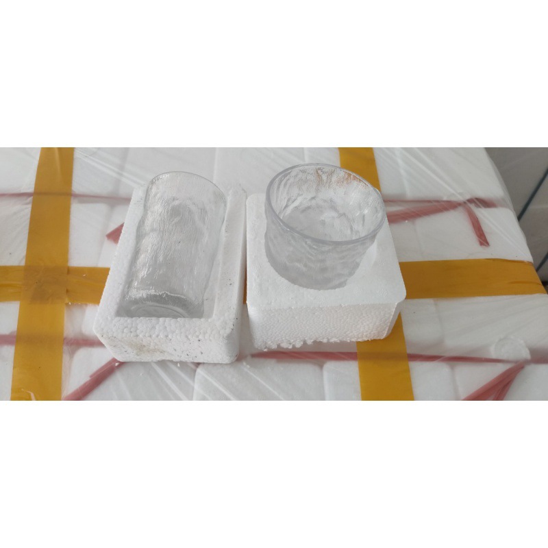 冰川杯泡沫箱泡沫盒快递发货包装箱大号泡沫包装玻璃杯泡沫
