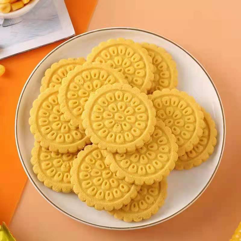 无添加蔗糖玉米饽饽饼干代餐早餐可冲泡饼干休闲零食副食品