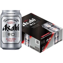 ASAHI 朝日超爽啤酒330ml*24听 日式风味醇正爽烈黄啤醇厚生啤酒