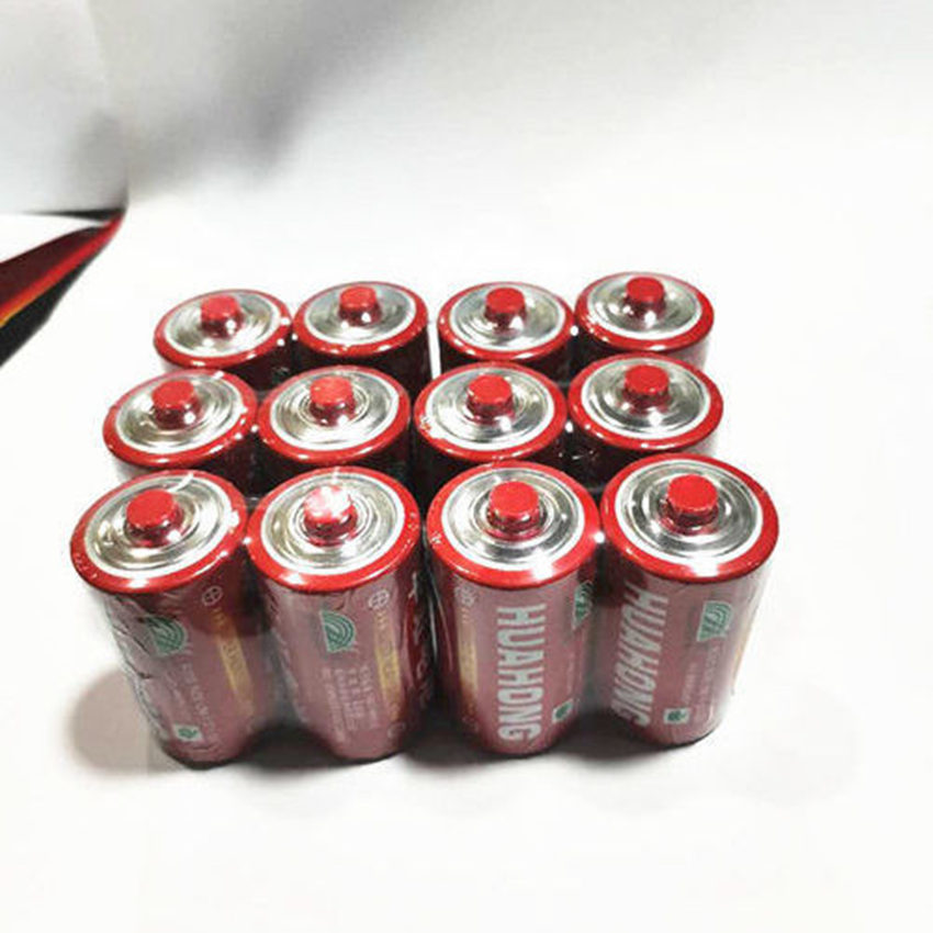 华虹1号电池1.5v大号燃气灶煤气灶天然气灶r20一号碳性两元店批发