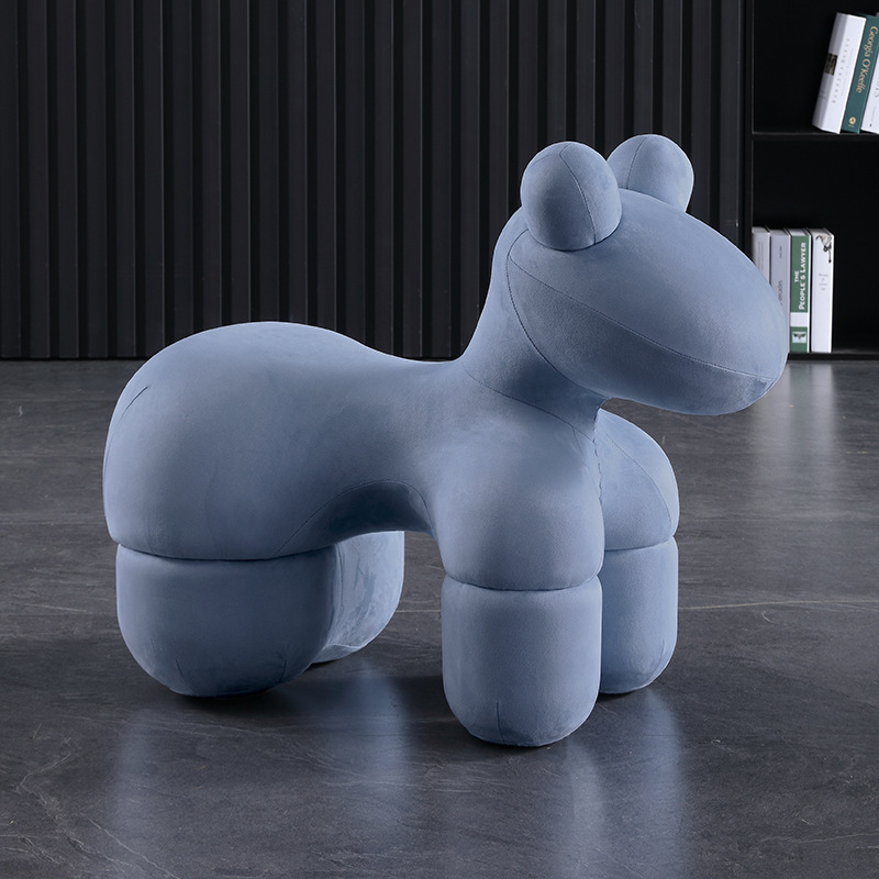 动物座椅pony chair小马椅子设计师款创意动物凳子儿童椅动物坐凳