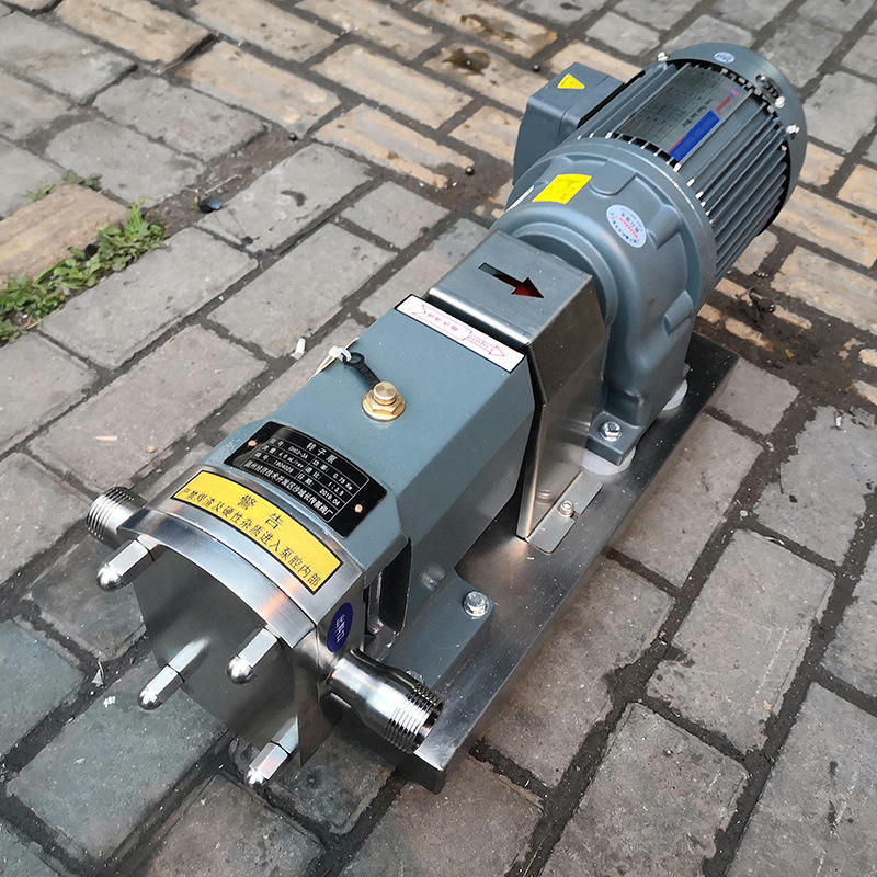 厂家供应 不锈钢凸轮转子泵豆渣豆制品豆渣机配套泵 高粘度泵