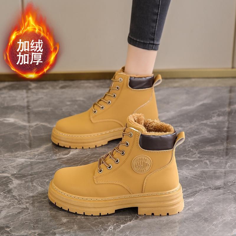 g204皮靴女英伦外贸时尚户外冲锋四季学生正品休闲女鞋流行软底