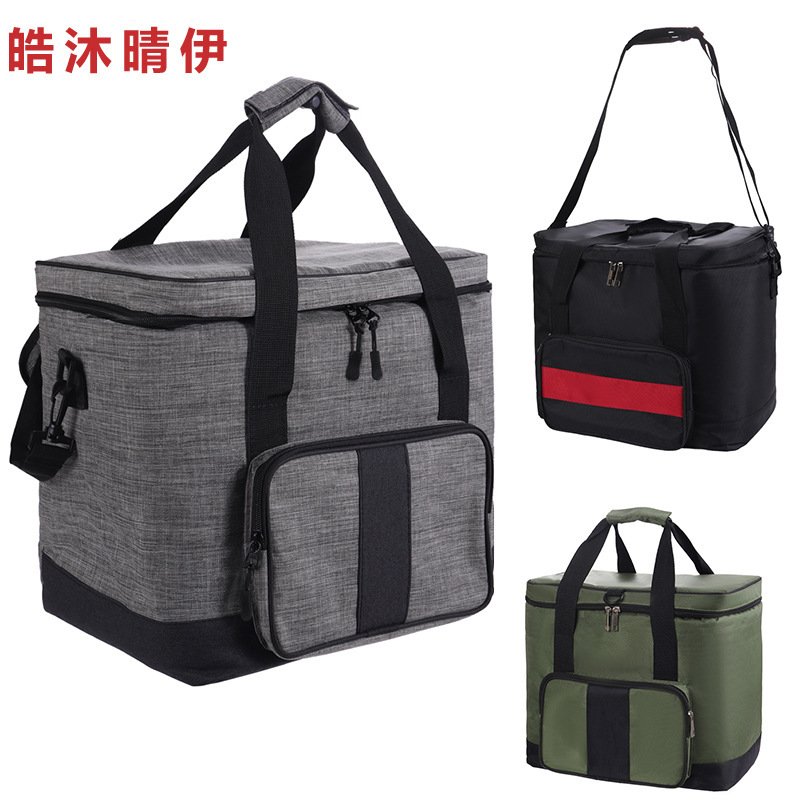 Thick Insulation Bag Aluminum Film Bento Lunch Bag Large Capacity Lunch Box Bag Portable Outdoor Picnic Ice Pack