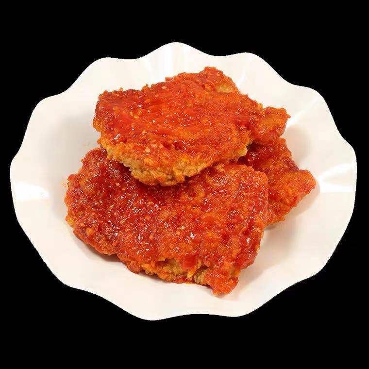 大成韩式甜辣鸡排6片 微波烤箱加热商用脆皮炸鸡 罗森同款