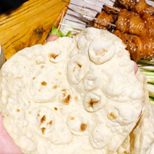 山东淄博烧烤小饼蘸料煎饼面饼食材烤肉早餐卷饼皮岳川三件套