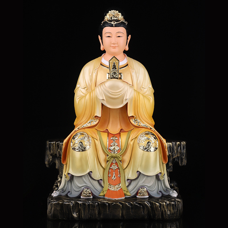树脂黄衣泰山奶奶神像碧霞元君佛像摆件-阿里巴巴