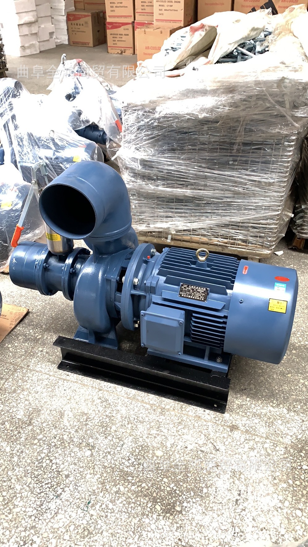 11千瓦电机直连抽水机卧式皮带连接抽水泵大流量无堵塞灌溉抽水机