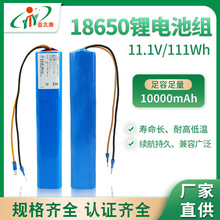 11.1V锂电池10AH大容量充电18650电池监控器电动车锂电池东莞厂家