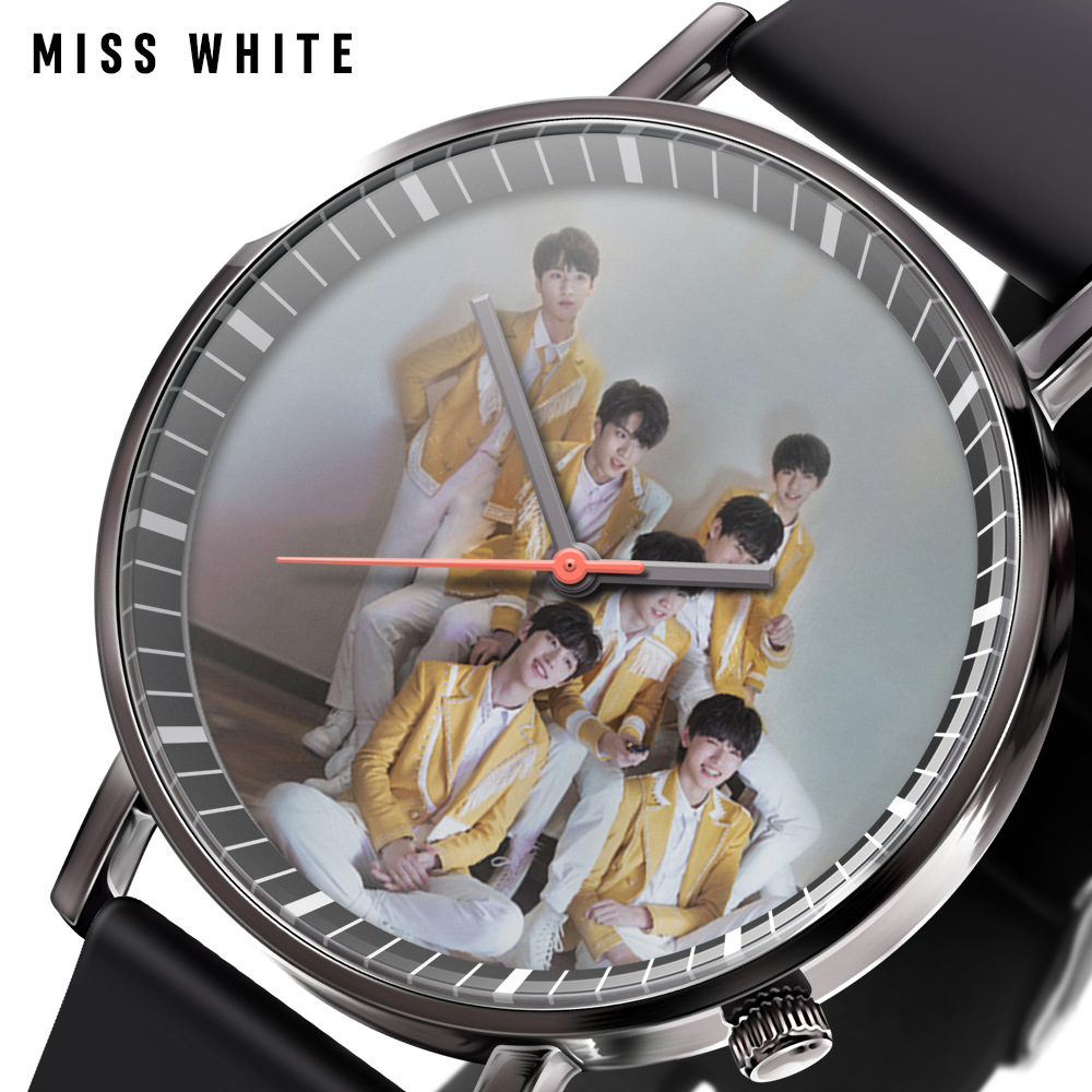 tnt时代少年团手表男女学生通用石英腕表手表支持定制代发