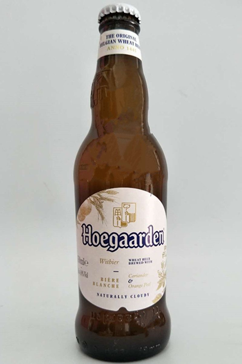 【批发热销】进口福-徍-白啤酒 比利时精酿小麦330ml*24瓶整箱