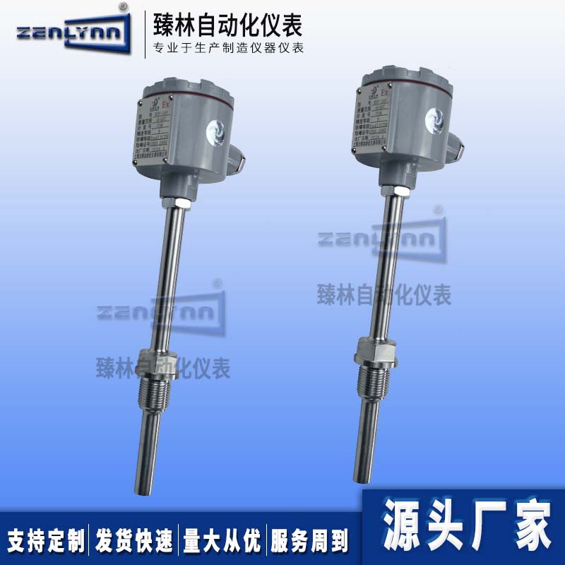 现货热销测量准确固定螺纹式防爆热电阻WZP-240支持定zhi热电阻