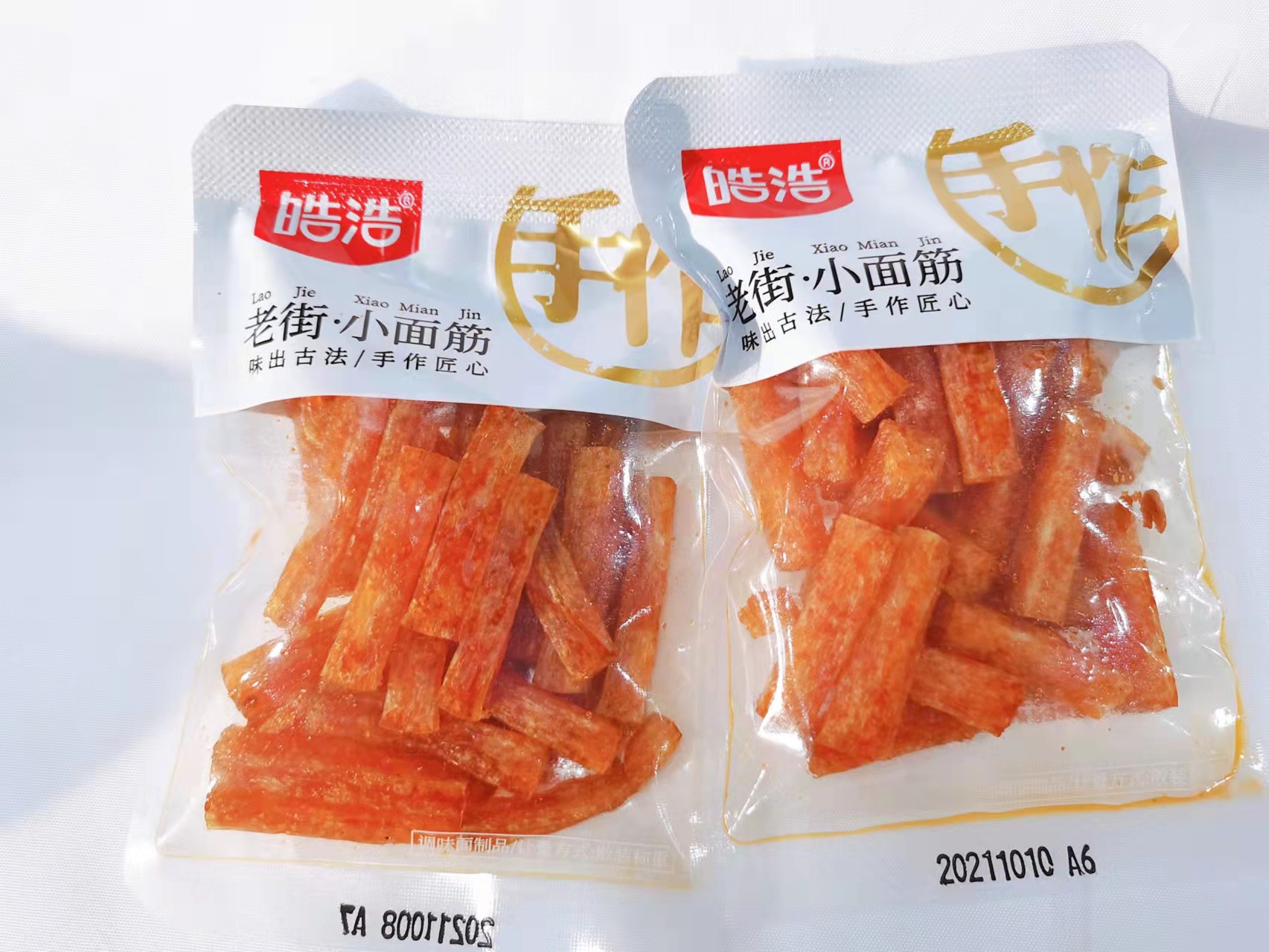 皓浩手作大辣棒 香油条 小面筋 小辣块 散称辣条 10斤