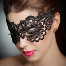 Halloween Cosplay And Party Lace Eye Mask Sexy Lady Cutout跨