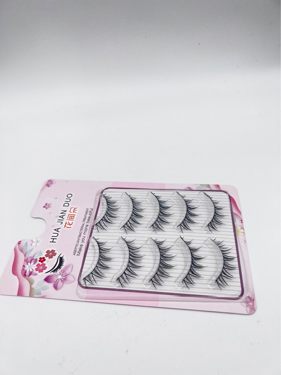 Menglu Same Style Women's Team Hard Stem False Eyelashes Single Eyelid Swelling Eye Bubble Recommend Cross Thick Whole One-Piece Eyelashes