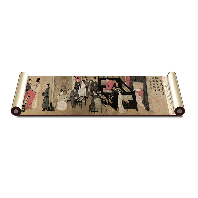 韩熙载夜宴图十大传世名画收藏送礼长卷故宫高清字画