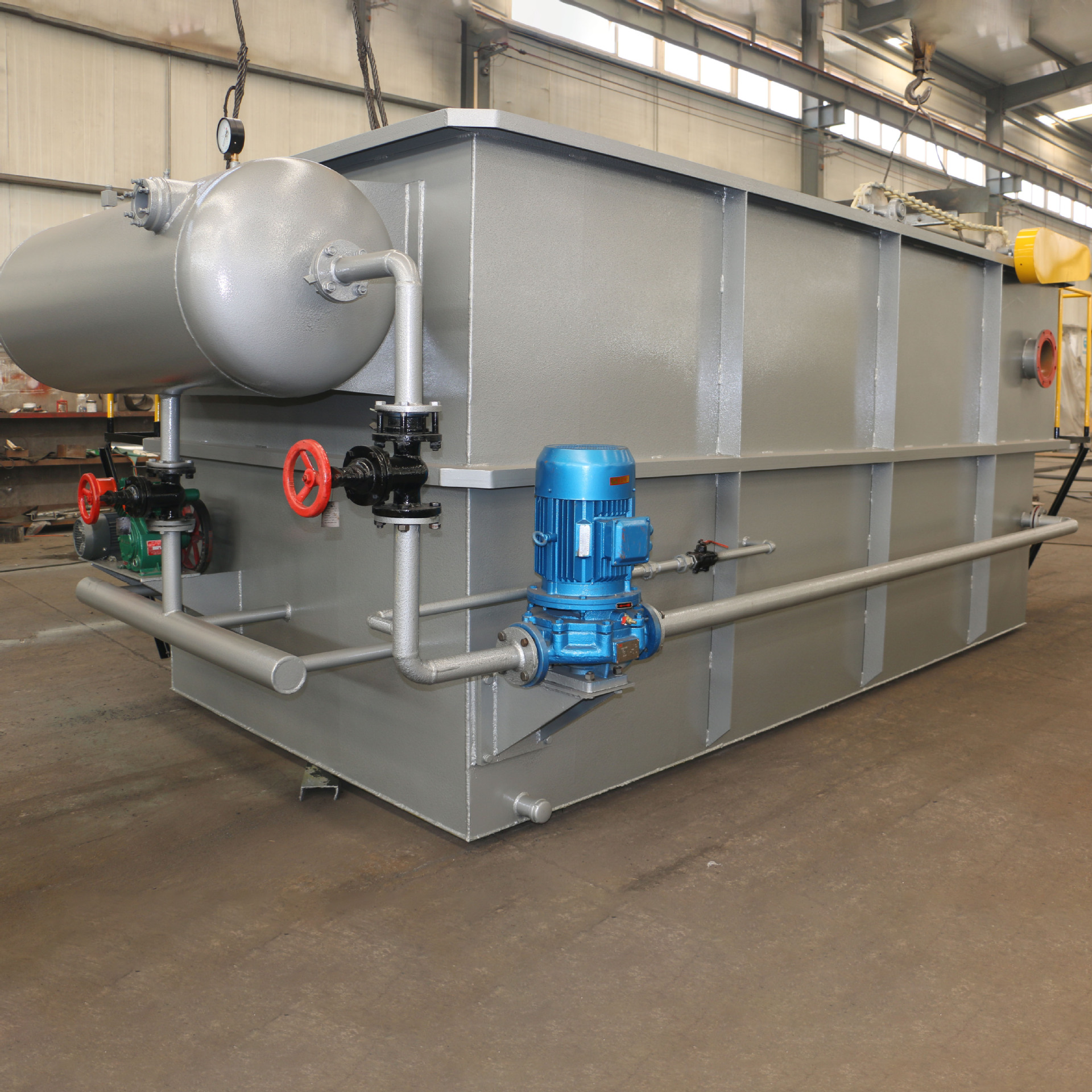 厂家加工含油污水处理器重点推荐全自动溶气气浮机污水处理达标