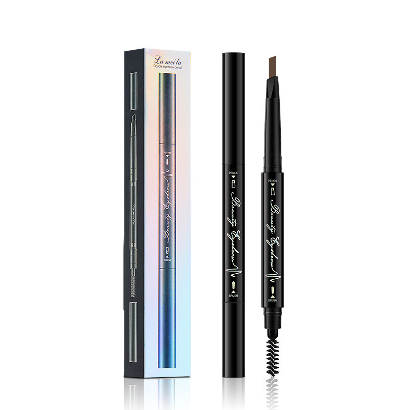 拉美拉双头自动眉笔防水防汗不晕染不易脱色画眉粉初学者眉笔778