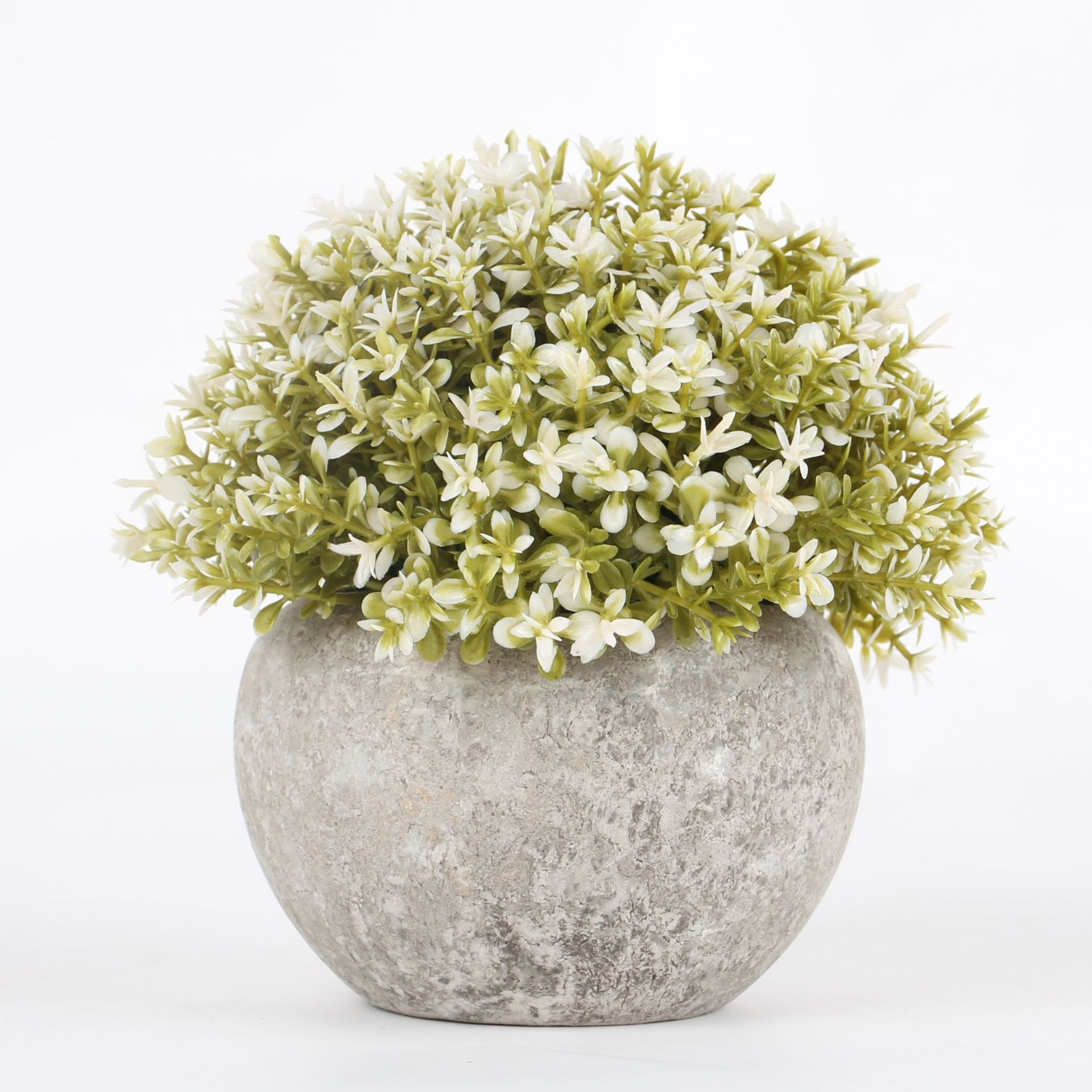 Cross-Border Hot Selling Ball Pulp Pot Can Be Combined Home Decoration Simulation Plant Artificial Greenery Bonsai Sets