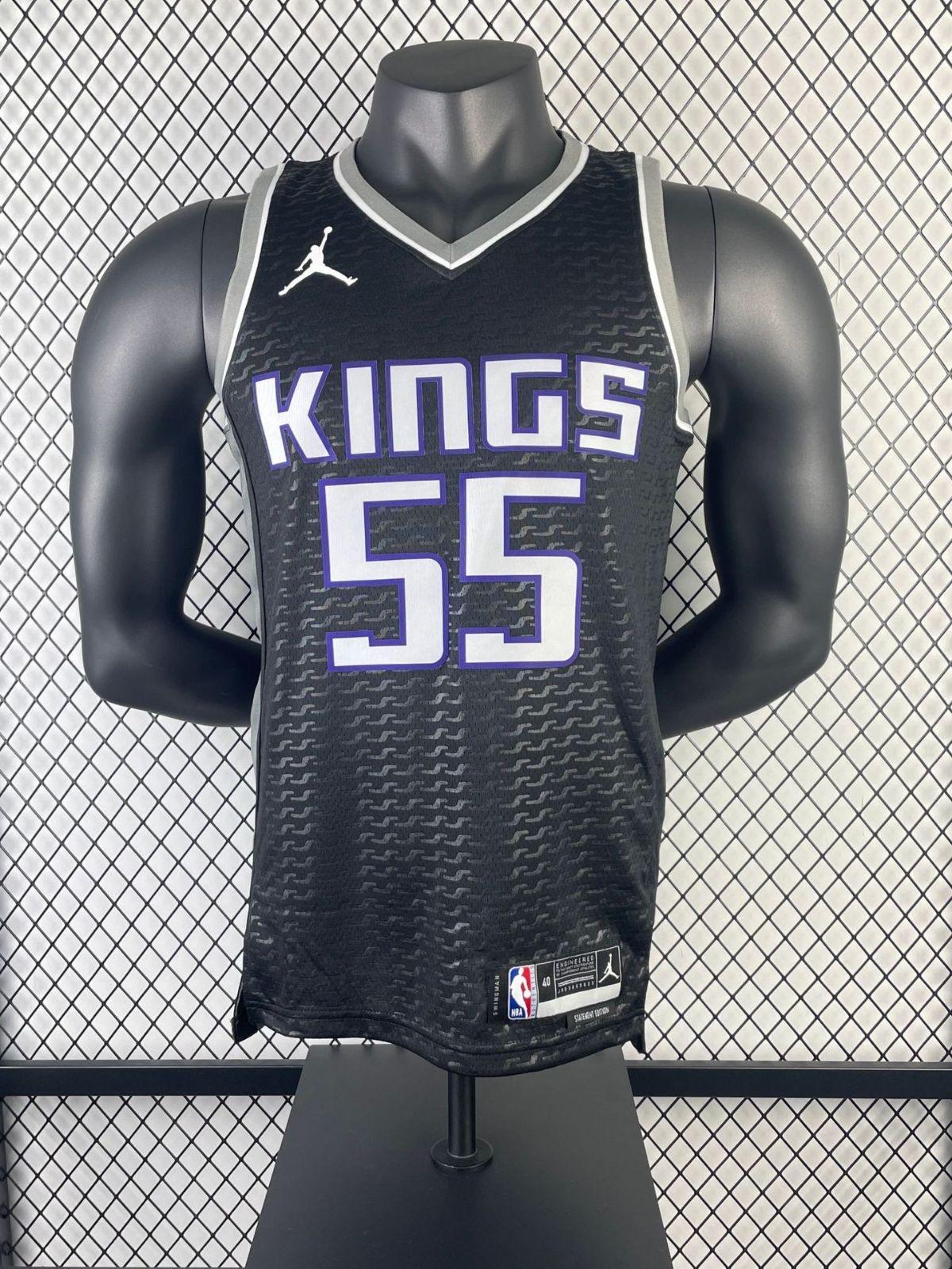 23赛季国王队飞人限定5号福克斯55号威廉姆斯nba球衣篮球无袖背心