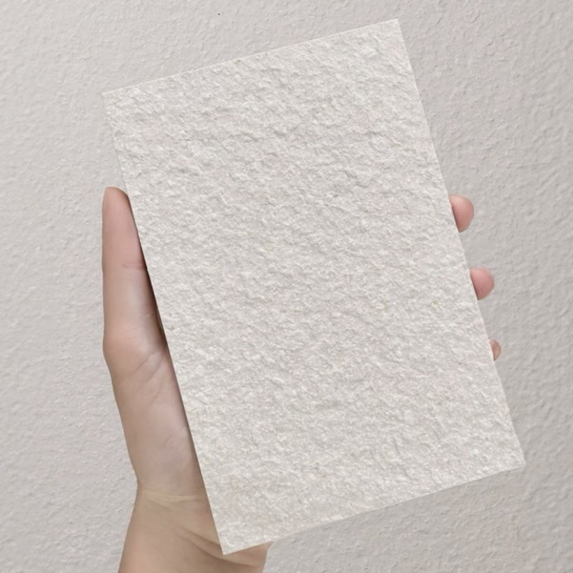 侘寂大颗粒600x1200庭院荔枝面石英砖奶油白加厚地铺石花园地砖