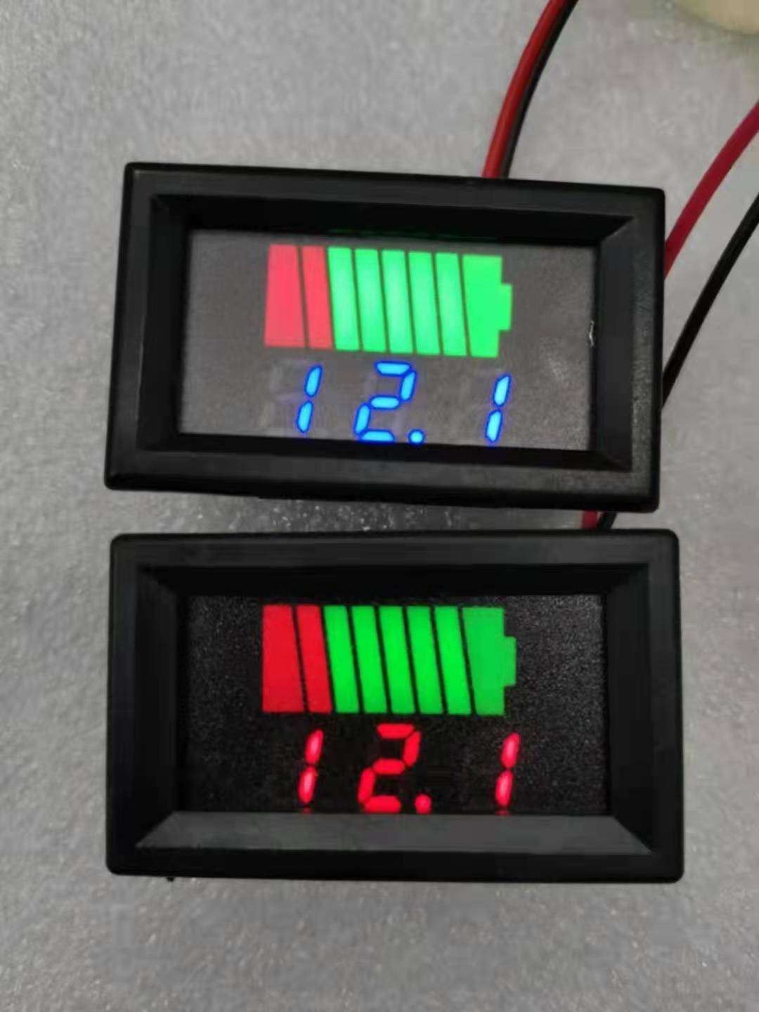 【工厂】自动识别12v-84v数显电瓶动车载蓄电池电压电量表
