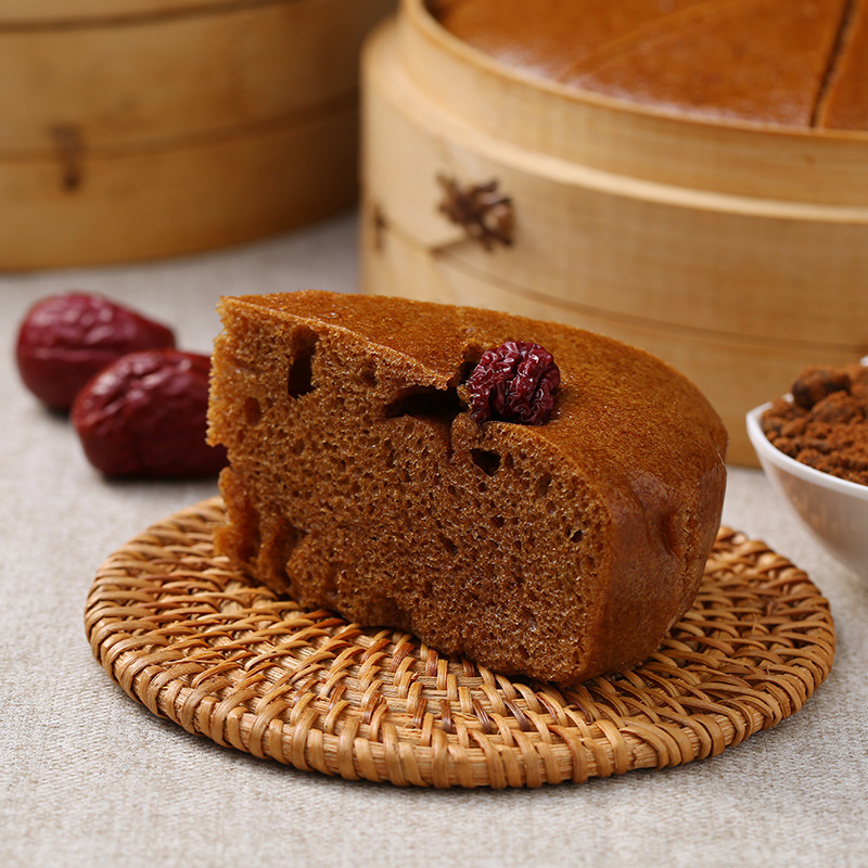 红糖发糕龙游发糕正宗红枣糕即食加热早餐馒头蒸煮半成品米糕