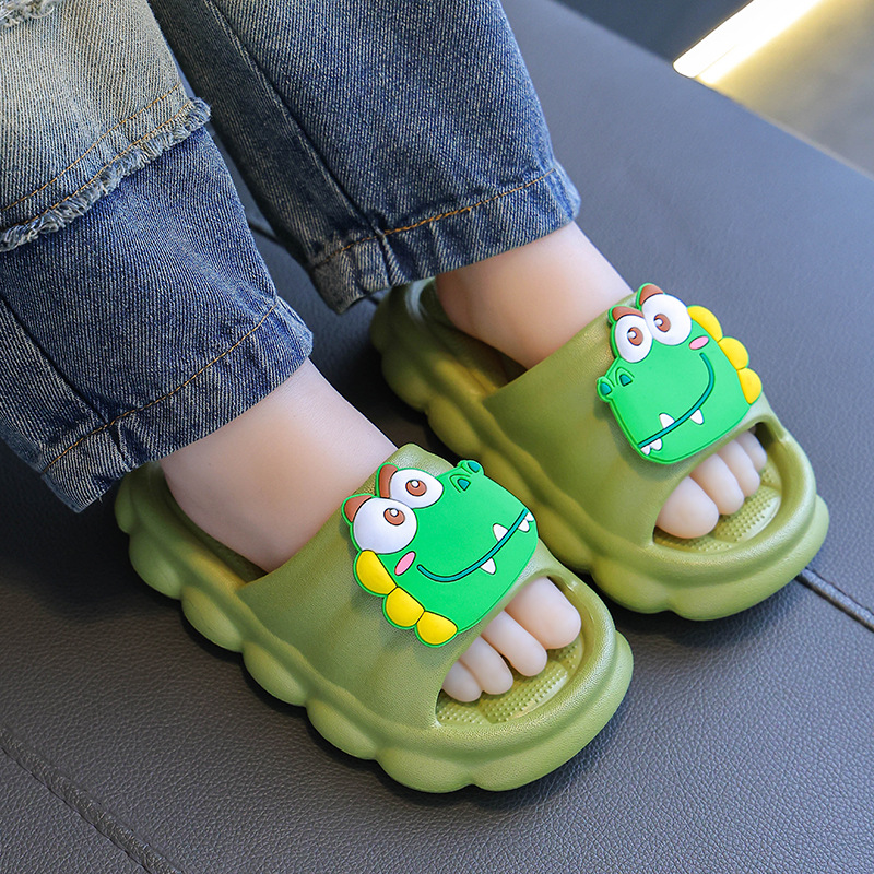 Summer Children's Slippers Boys and Girls Indoor Non-Slip Soft Bottom Home Bath Parent-Child Big Middle Children Baby Sandals