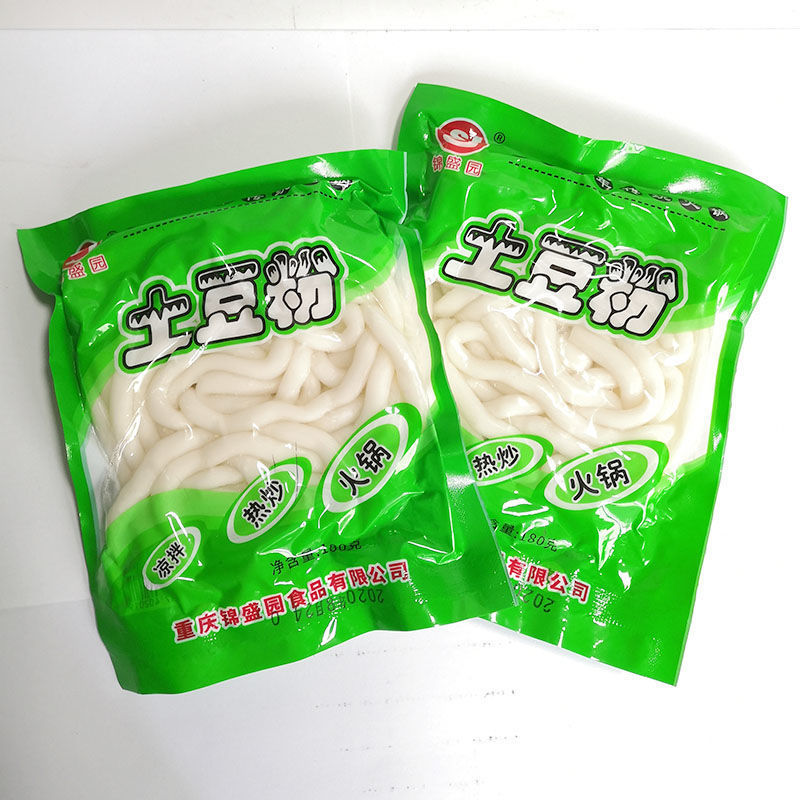 土豆粉批发锦盛园180g袋装马铃薯粉冒菜酸辣粉麻辣烫食材批发价