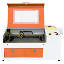 4030激光雕刻切割机橘白CO2激光雕刻机40/50/60W非金属材料切割机