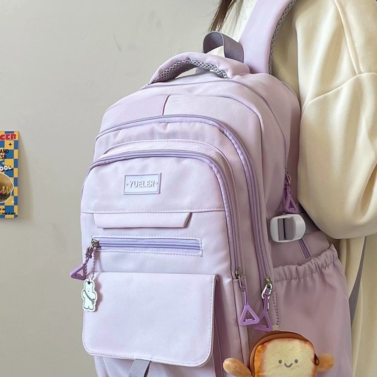 Good-looking Japanese Junior High School Large Capacity Schoolbag Female High School and College Student Niche Backpack Simple Computer Backpack Male