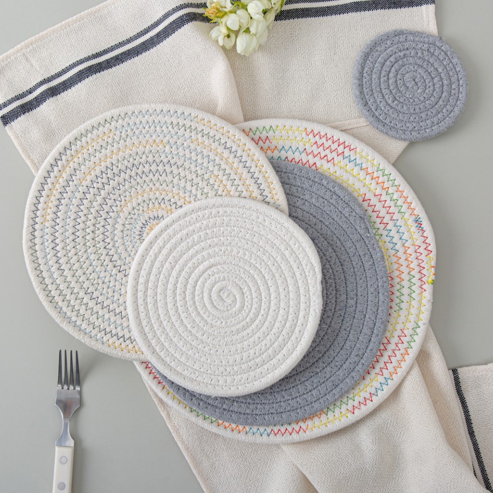 Thickened Cotton Thread Kitchen Heat Proof Mat