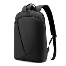 双肩包男士超薄款跨境印制LOGO电脑包大学生书包上班通勤休闲背包