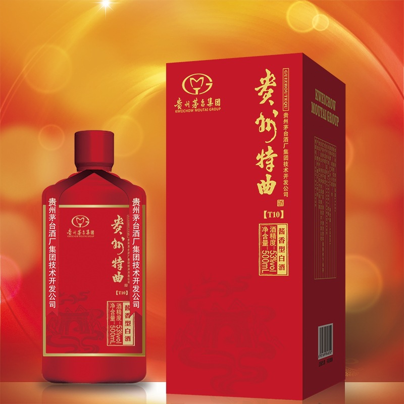 maotai集团 贵州特曲 t10 单瓶500ml*6装 礼盒 商务宴请-阿里巴巴
