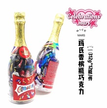 进口玛氏香槟瓶喜庆节日送礼礼物312g*12瓶巧克力零食批发