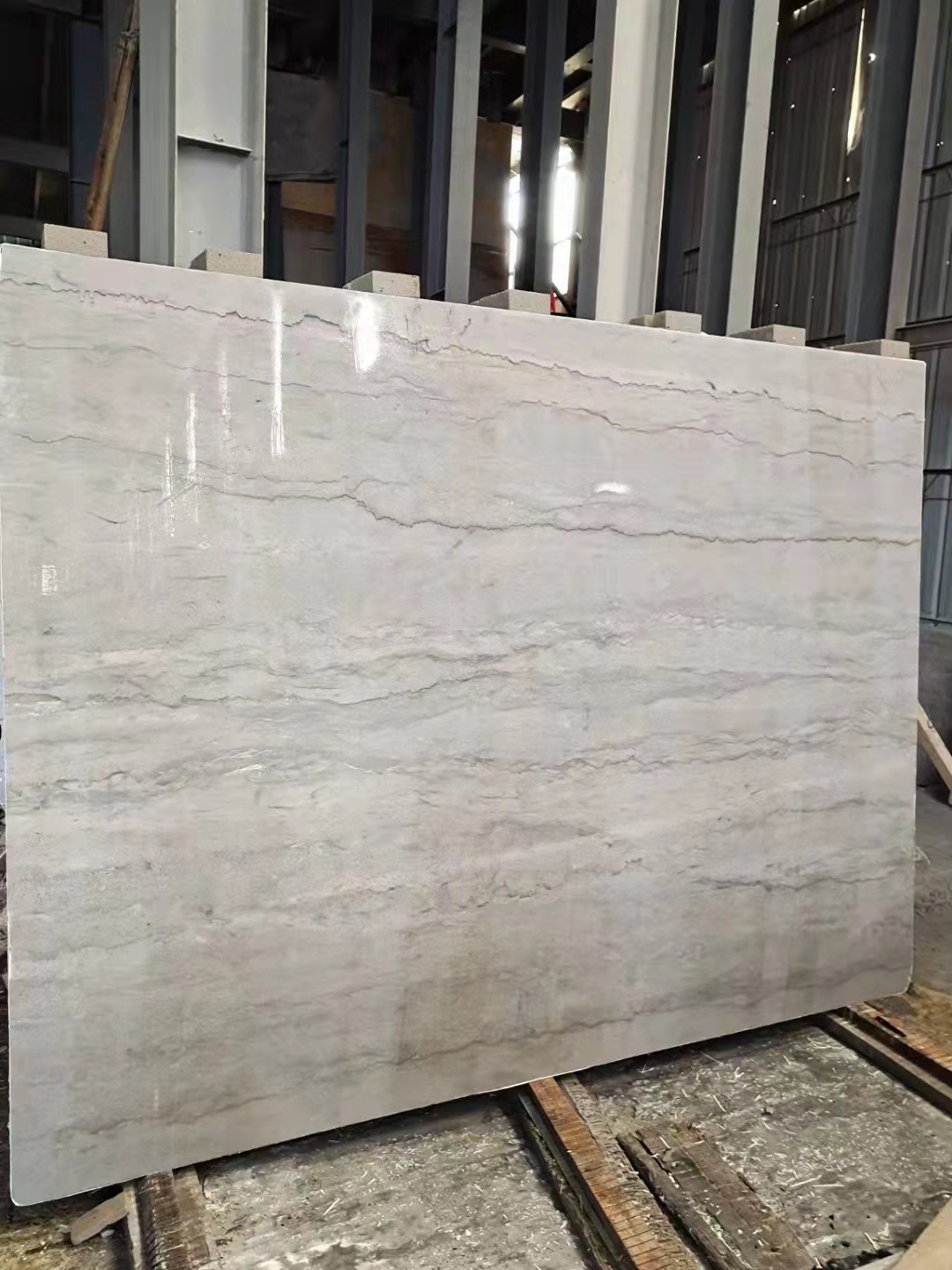 矿山直销性价比高天然大理石银灰龙墙身地板楼梯地脚线