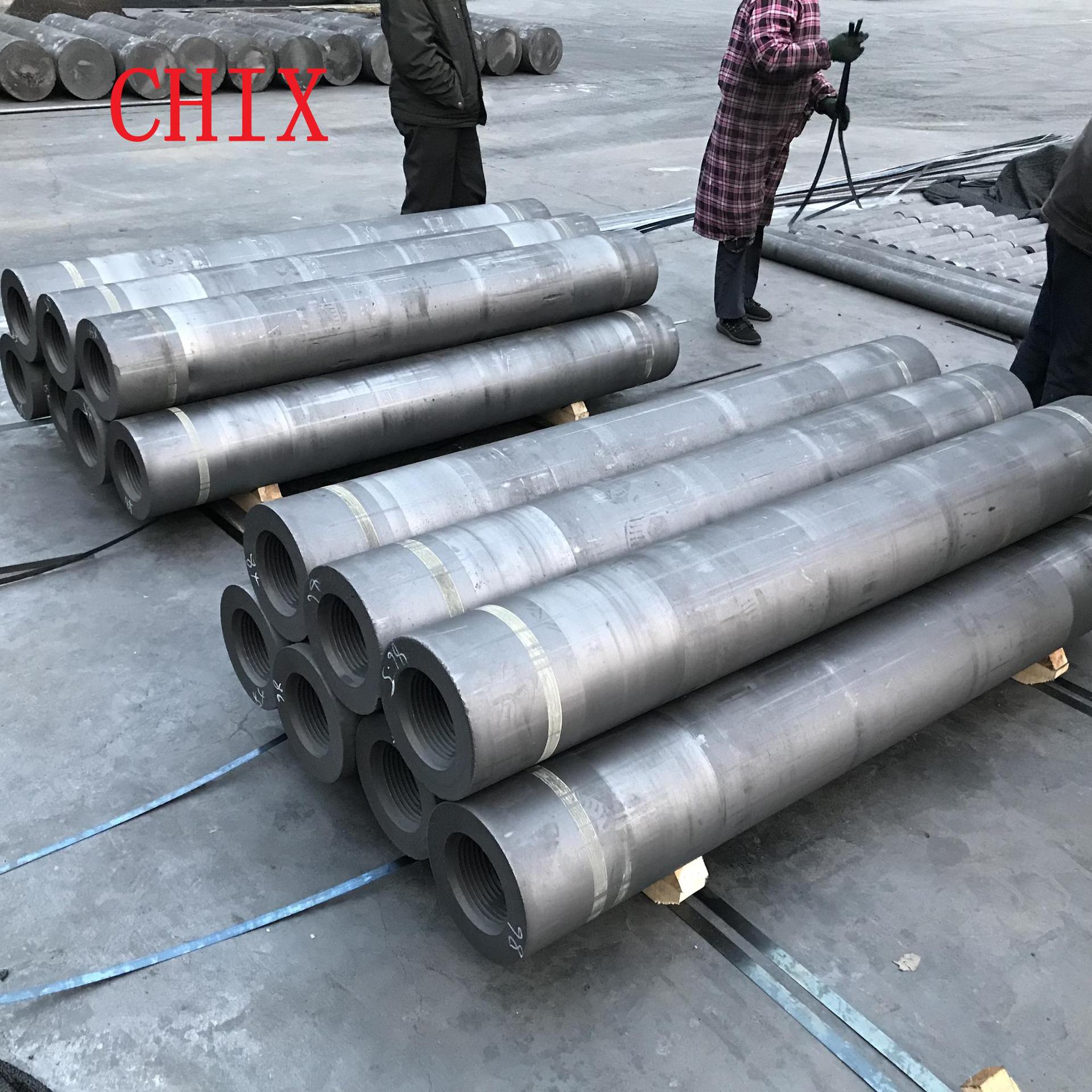 多种规格石墨电极 用于电弧炉 uhp石墨电极