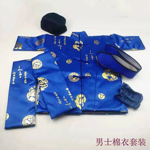 祭祀手工布衣服加棉加厚清明祭祖寒衣烧纸全套殡葬纸衣裳纸鞋布衣