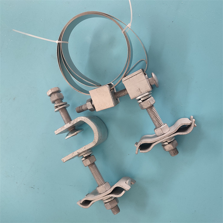 opgw光缆固定防滑线夹 引下线夹 电力固定金具 杆用