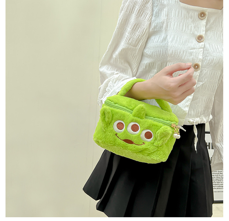 Good-looking Children's Cute Plush Cartoon Portable Storage Wash Bag Large Capacity Portable All-Match Cosmetic Bag Wholesale