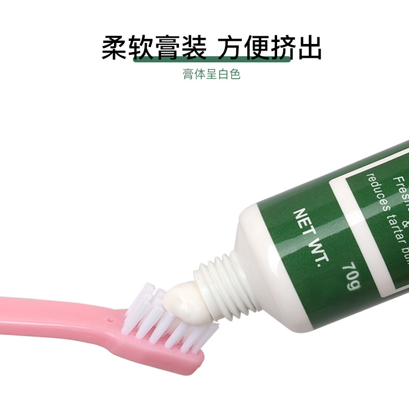 Pet Toothpaste Dog Toothpaste Dog Oral Cleaning Supplies Cat Toothpaste Beef Flavor Vanilla Flavor Dog Toothpaste Wholesale